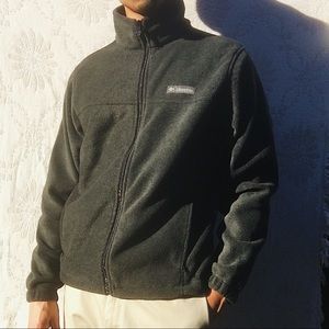 Columbia Mount Grant Charcoal Grey Fleece Jacket